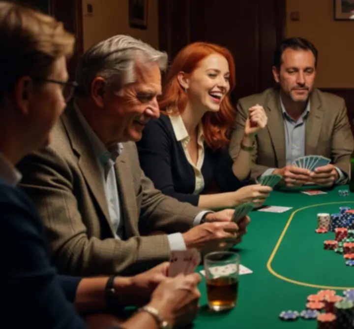 Zdjęcia z różnych wieczorów pokerowych zorganizowanych w Polsce